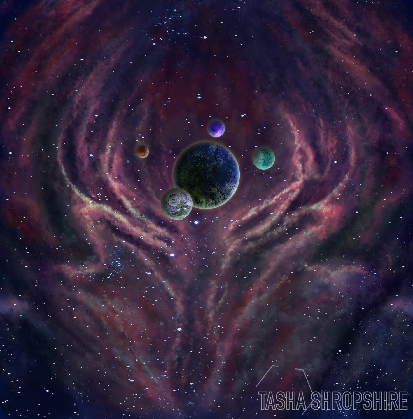 "Earth's New Home" - Art by Vethysnia site banner