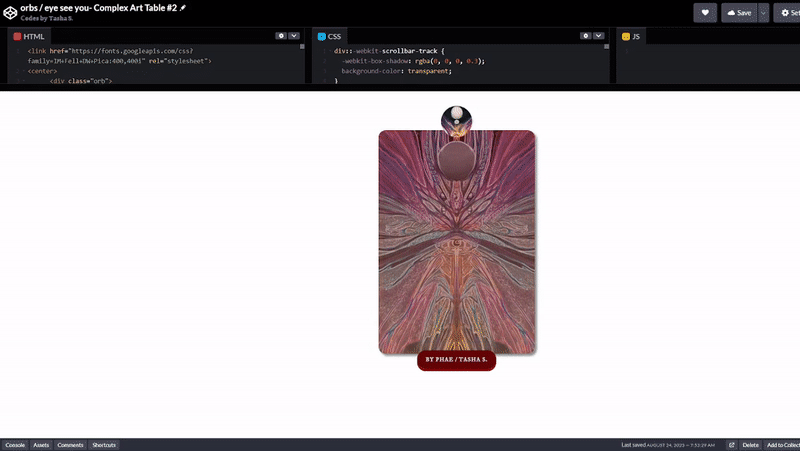 HTML and CSS forum-posting hover table